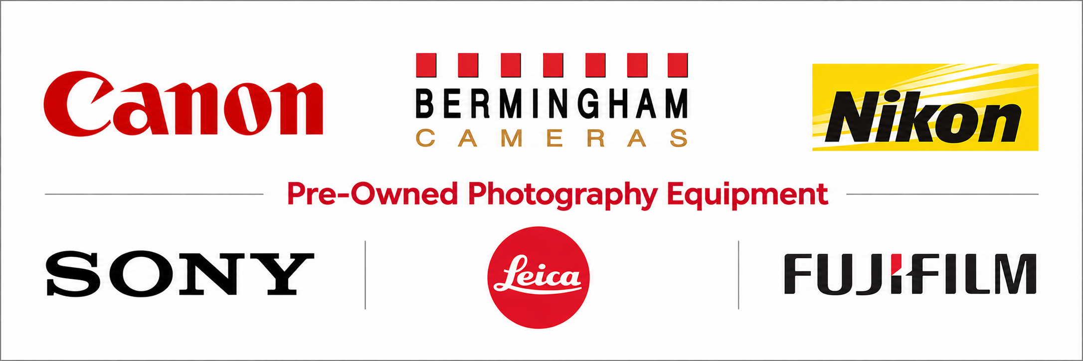 Pre-Owned Photography Equipment