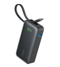 Anker Nano Power Bank 30W 10,000mah Built In USB C Cable - Black