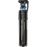 Benro A3883 Reverse-Folding Aluminum Travel Tripod with S6Pro Fluid Video Head