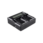 Newell DC-LCD dual channel charger for NP-F, NP-FM series batteries