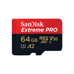 SanDisk 64GB Extreme® PRO microSDXC™ UHS-I CARD