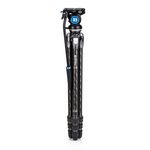 Benro Tortoise Columnless TTOR24CLV+S4PRO Carbon Fibre Video Tripod kit
