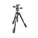 Manfrotto 190 Aluminium 4-Section Tripod with 3W head