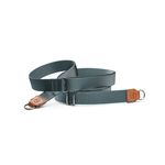 Leica Carrying Strap, Fabric, Leather, Cognac - Petrol