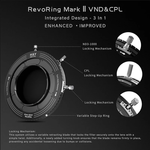 H&Y RevoRing MarkII Variable Neutral Density ND3-1000 + Circular Polarizer