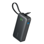 Anker Nano Power Bank 30W 10,000mah Built In USB C Cable - Black