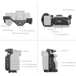 Smallrig Cage with Airtag Slot for Sony A7 V / A7R V / A7 IV / A7S III / A1 / A7R IV