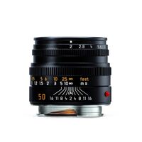 Leica Summicron-M 50mm f/2, black anodized finish