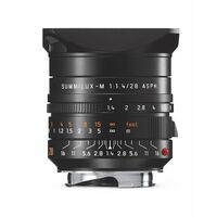 Leica SUMMILUX-M 28 f/1.4 ASPH., black anodized finish