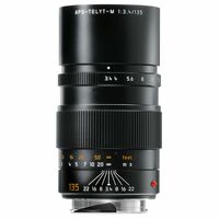 Leica APO-TELYT-M 135 f/3.4, black anodized finish