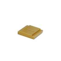 Leica Hotshoe Cover, Brass, Blasted Finish