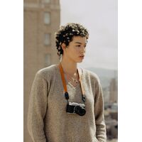 Peak Design Form Leather Camera Strap Neck (Amber)
