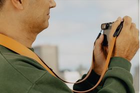 Peak Design Form Leather Camera Strap Long (Amber)