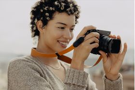 Peak Design Form Leather Camera Strap Short (Amber)