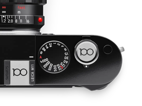 Leica Soft Release Button, Brass, silver chrome, 100 YEARS OF LEICA