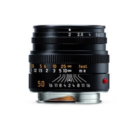 Leica Summicron-M 50mm f/2, black anodized finish