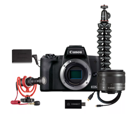 Canon EOS M50 Mark II + EF-M 15-45mm IS STM Live Streaming Kit