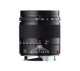 Leica SUMMARIT-M 75mm f/2.5, black