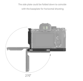 Smallrig Foldable L-Shape Mount Plate for Sony Alpha 7 V / Alpha 7R V / Alpha 7 IV / Alpha 7S III