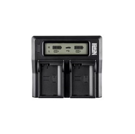 Newell DC-LCD dual channel charger for NP-F, NP-FM series batteries