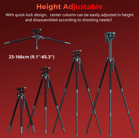 SmallRig x Potato Jet TRIBEX SE Tripod with Integrated Hydraulic Fluid Head