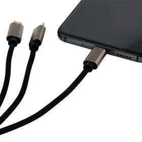 DORR USB CHARGING CABLE 3-IN-1 120 CM