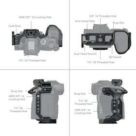 SmallRig “Black Mamba” Camera Cage for Canon EOS R6 Mark II
