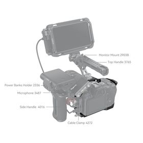 SmallRig “Black Mamba” Camera Cage for Canon EOS R6 Mark II