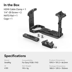 SmallRig Cage for Sony FX30 / FX3