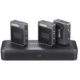 Godox MoveLink II M2 Compact Digital Wireless Microphone System (Black)