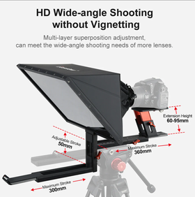 Desview TP170 Portable Teleprompter for Tablets and Smartphones