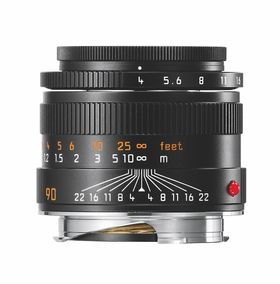 Leica MACRO-ELMAR-M 90 f/4, black anodized finish