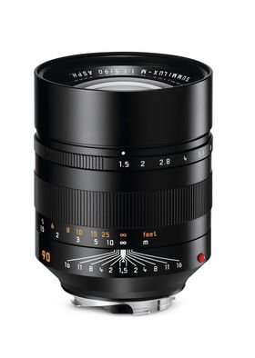 Leica SUMMILUX-M 90 f/1.5 ASPH., black anodized finish