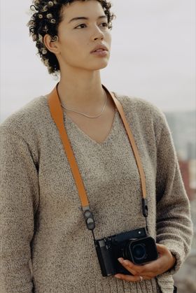 Peak Design Form Leather Camera Strap Short (Amber)