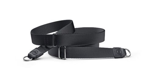 Leica Carrying Strap, Fabric, Leather, Black