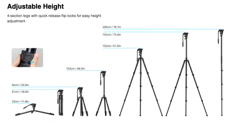 Smallrig Video Tripod Kit CT210