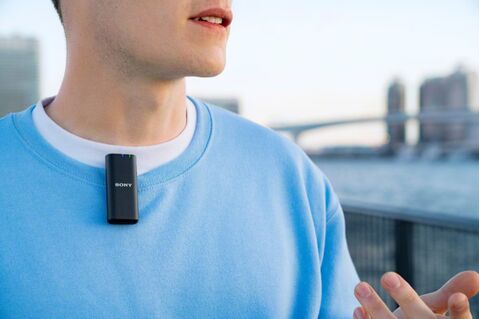 Sony ECM-W2BT Wireless Microphone with Bluetooth® Connectivity