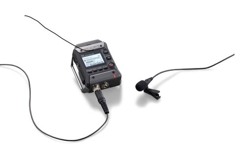 Zoom F1-LP Field Recorder with Lavalier Mic
