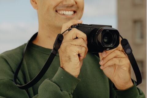 Peak Design Form Leather Camera Strap Long (Black)