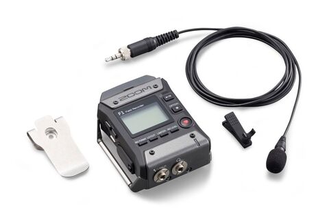 Zoom F1-LP Field Recorder with Lavalier Mic