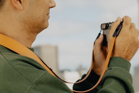 Peak Design Form Leather Camera Strap Long (Amber)