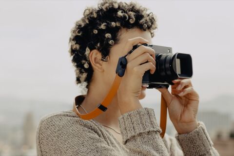 Peak Design Form Leather Camera Strap Short (Amber)