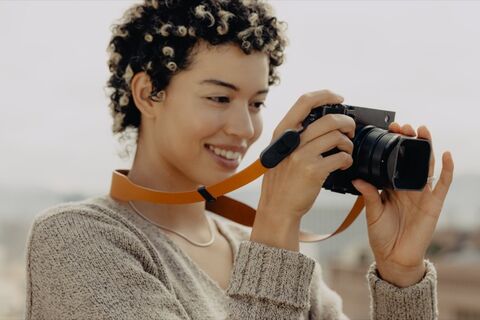 Peak Design Form Leather Camera Strap Short (Amber)