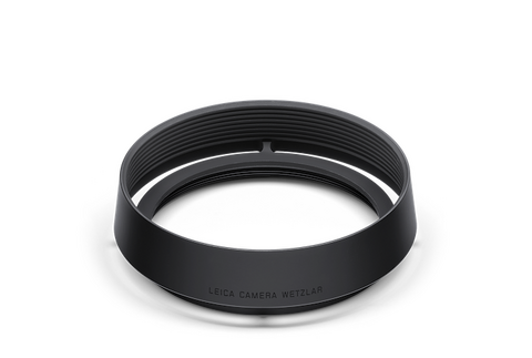 Leica Lens Hood, Round, Aluminium, Black