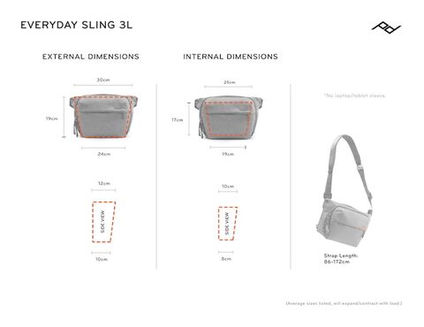 Peak Design Everyday Sling 3L (Eclipse)