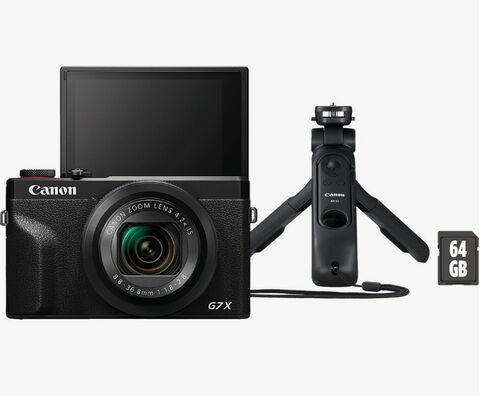 Canon PowerShot G7 X Mark III Camera with Premium Vlogger Kit