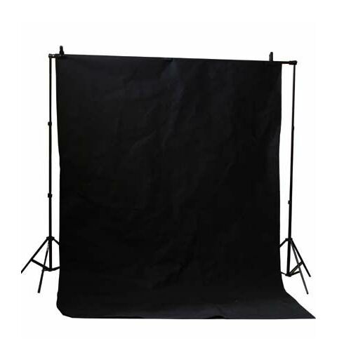Ingrid Fondali Black Fabric Background