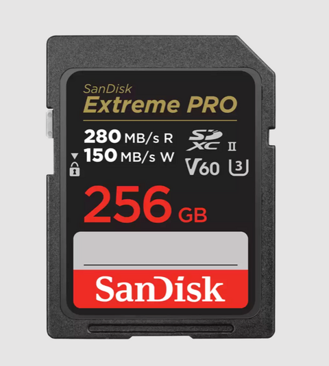 SanDisk 256GB Extreme PRO UHS-II SDHC