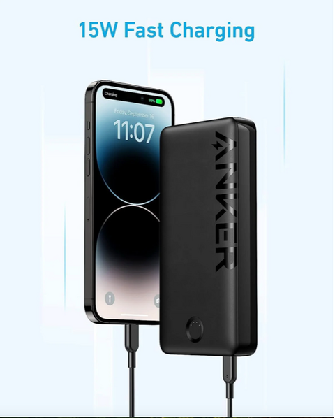 Anker 326 PowerBank (20,000mAh 15W, 2 Ports)