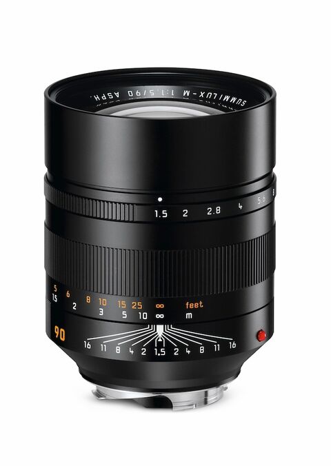 Leica SUMMILUX-M 90mm f/1.5 ASPH., black anodized finish